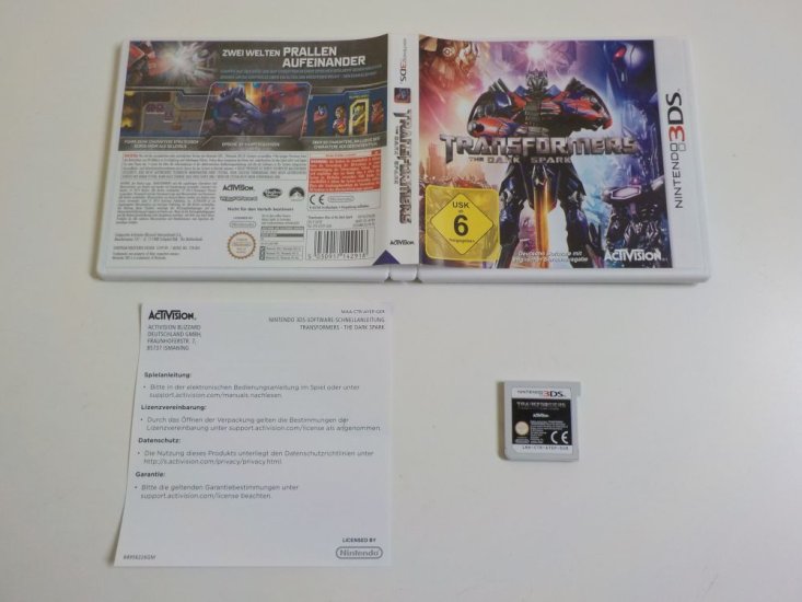 (Bild für) 3DS Transformers The Dark Spark GER - zum Schließen ins Bild klicken