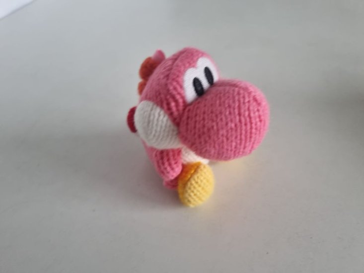 (Bild für) Amiibo Pink Yarn Yoshi, Yoshi's Woolly World - zum Schließen ins Bild klicken