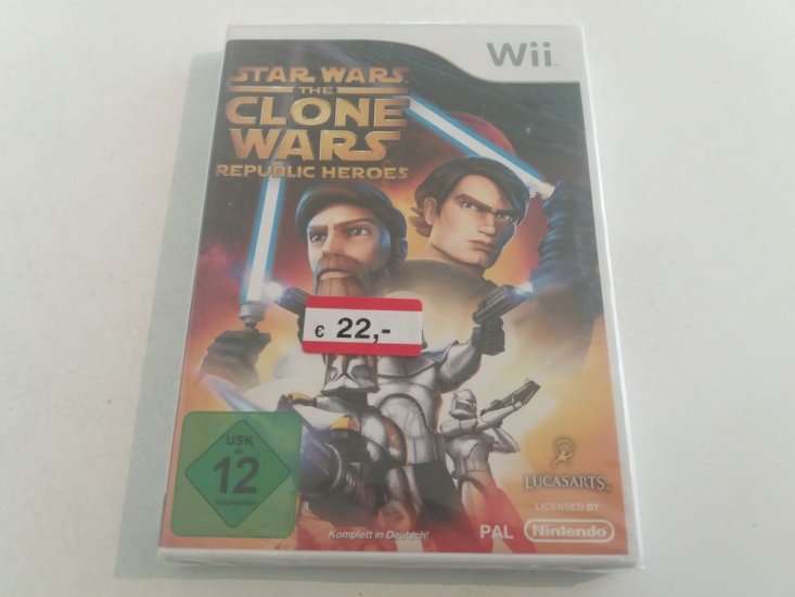 (Bild für) Wii Star Wars The Clone Wars Republic Heroes GER - zum Schließen ins Bild klicken