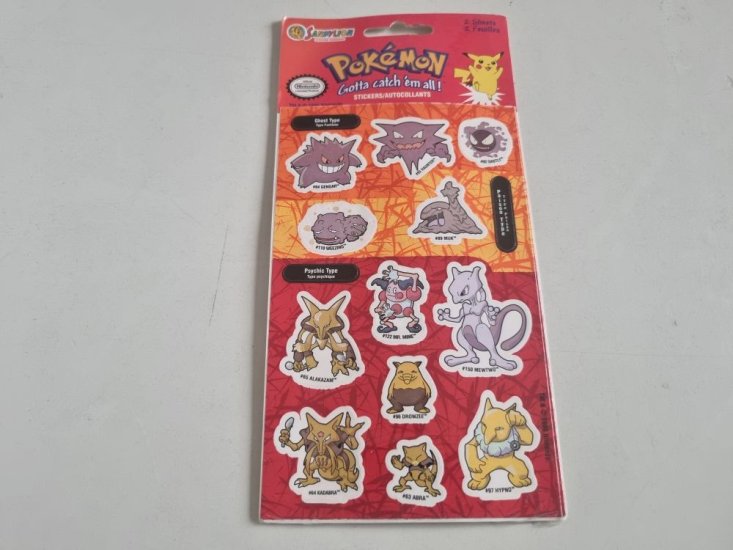 (Bild für) Pokemon Vintage Sticker - zum Schließen ins Bild klicken