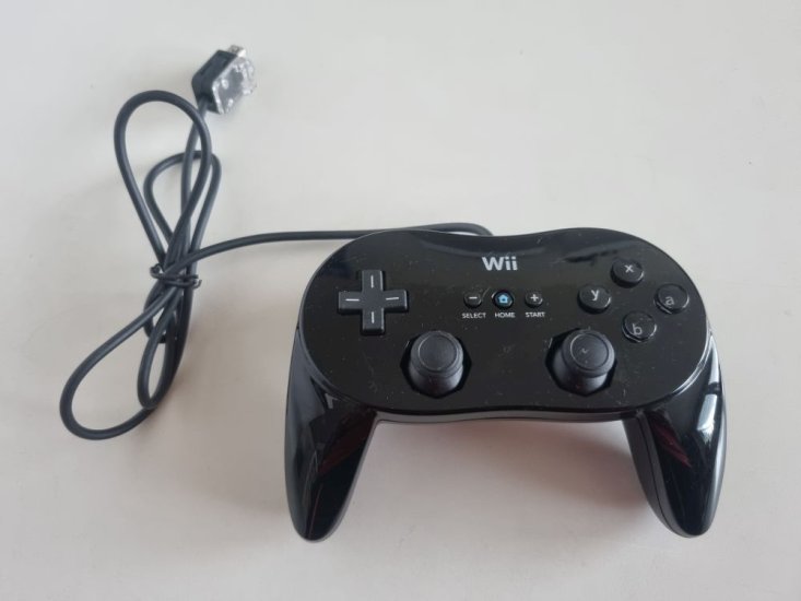 (Bild für) Wii Controller - Schwarz - zum Schließen ins Bild klicken