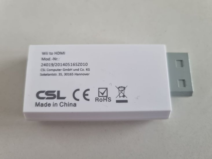 (Bild für) Wii Wii to HDMI Adapter - zum Schließen ins Bild klicken