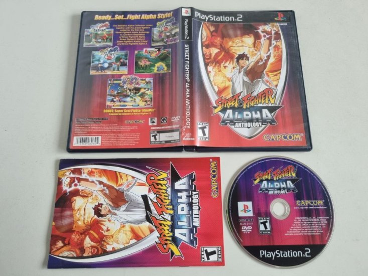 (Bild für) PS2 Street Fighter Alpha Anthology - zum Schließen ins Bild klicken