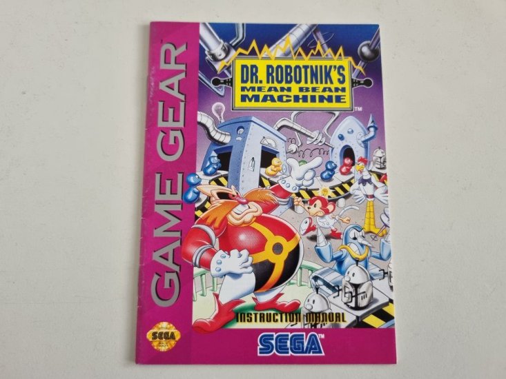 (Bild für) GG Dr. Robotnik's Mean Bean Machine Anleitung - zum Schließen ins Bild klicken