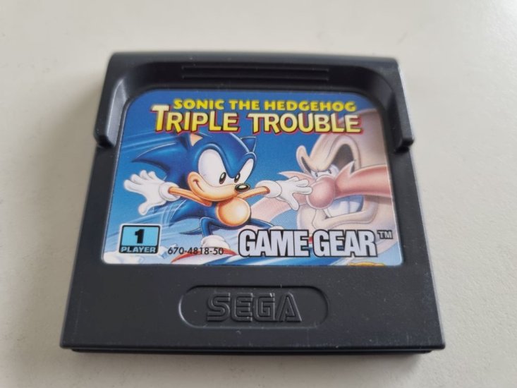 (Bild für) GG Sonic the Hedgehog - Triple Trouble - zum Schließen ins Bild klicken