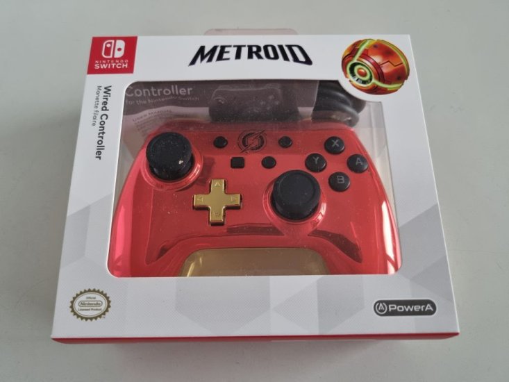 (Bild für) Switch Wired Controller - Metroid - zum Schließen ins Bild klicken