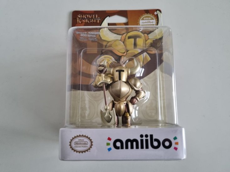 (Bild für) Amiibo Shovel Knight - Gold Edition - zum Schließen ins Bild klicken