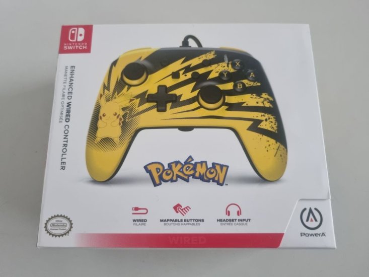 (Bild für) Switch Enhanced Wired Controller - Pokemon - zum Schließen ins Bild klicken