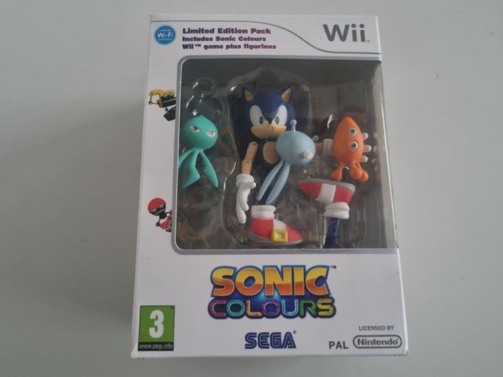 (Bild für) Wii Sonic Colours - Limited Edition Pack - zum Schließen ins Bild klicken