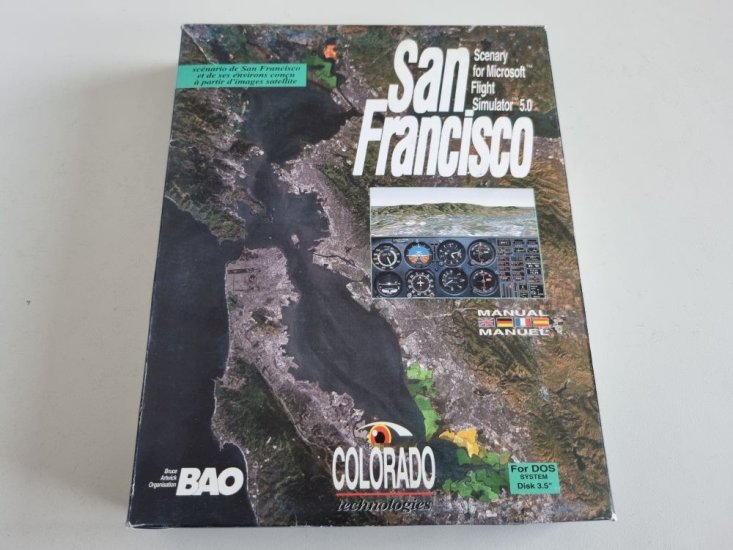 (Bild für) PC San Frandisco Scenary for Flight Simulator 5.0 - zum Schließen ins Bild klicken