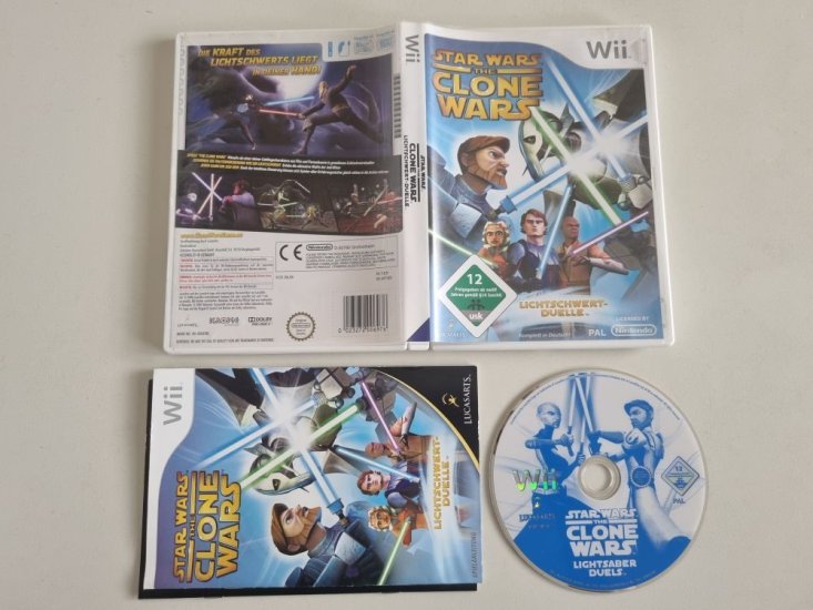 (Bild für) Wii Star Wars - The Clone Wars - Lichtschwert-Duelle NOE - zum Schließen ins Bild klicken