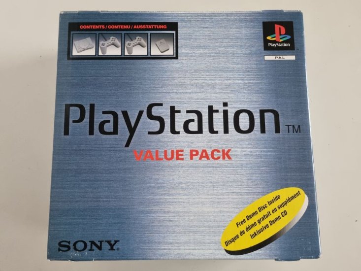 (Bild für) PS1 Konsole SCPH-5552 - Playstation Value Pack - zum Schließen ins Bild klicken
