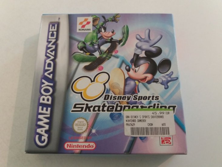 (Bild für) GBA Disney Sports Skateboarding EUU - zum Schließen ins Bild klicken