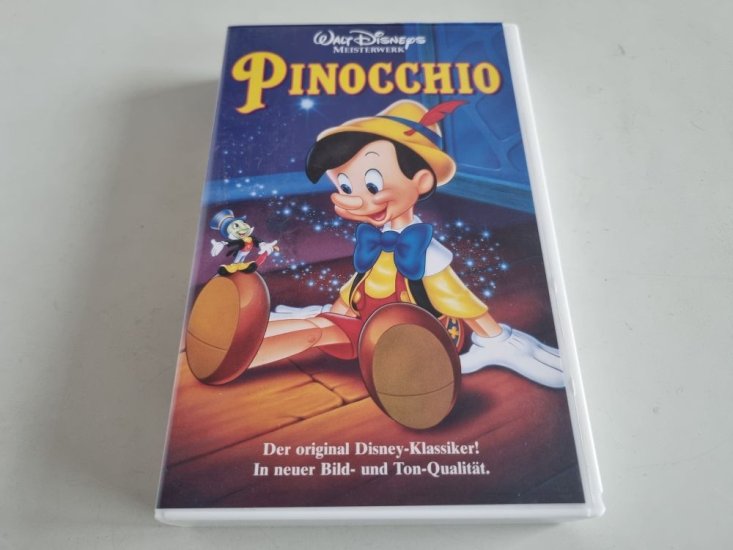 (Bild für) VHS Pinocchio - zum Schließen ins Bild klicken