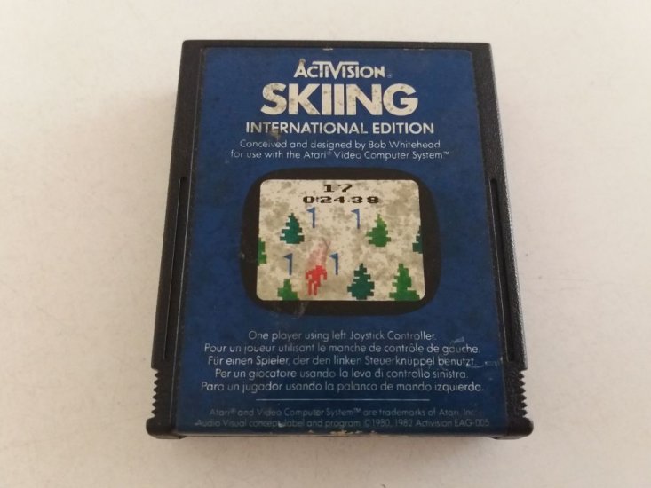 (Bild für) Atari 2600 Skiing International Edition - zum Schließen ins Bild klicken