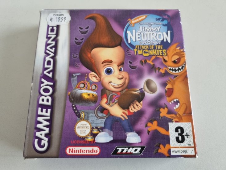 (Bild für) GBA The Adventure of Jimmy Neutron - Attack of the Twonkies UKV - zum Schließen ins Bild klicken