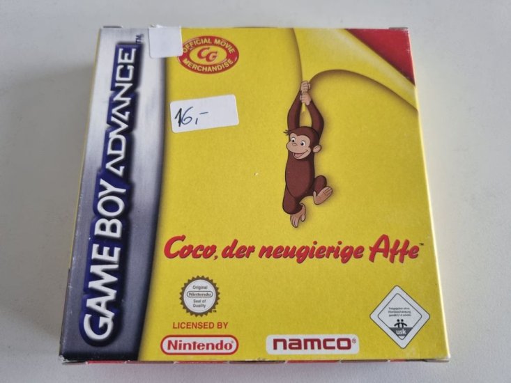 (Bild für) GBA Coco, der neugierige Affe NOE - zum Schließen ins Bild klicken