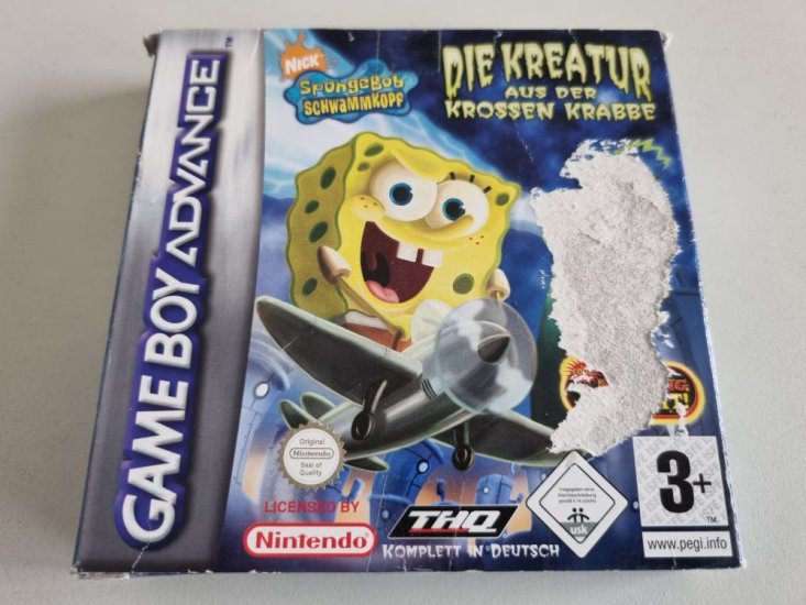 (Bild für) GBA Spongebob Schwammkopf Die Kreatur aus der krossen Krabbe NOE - zum Schließen ins Bild klicken