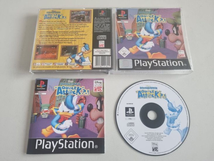 (Bild für) PS1 Donald Duck - Quack Attack - zum Schließen ins Bild klicken
