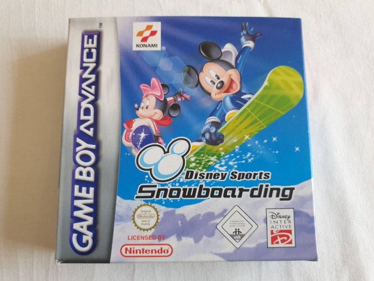 (Bild für) GBA Disney Sports Snowboarding EUU - zum Schließen ins Bild klicken