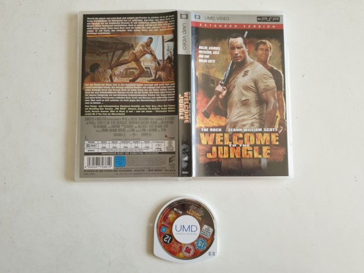 (Bild für) PSP Welcome to the Jungle UMD Movie - zum Schließen ins Bild klicken