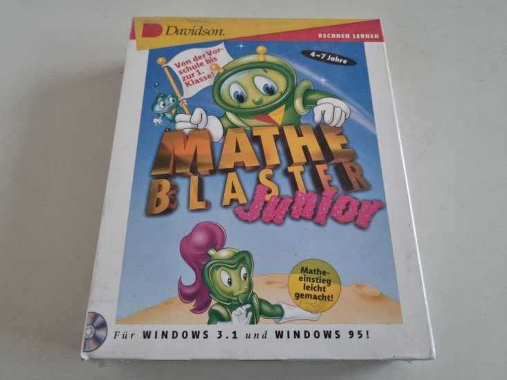 (Bild für) PC Mathe Blaster Junior - zum Schließen ins Bild klicken