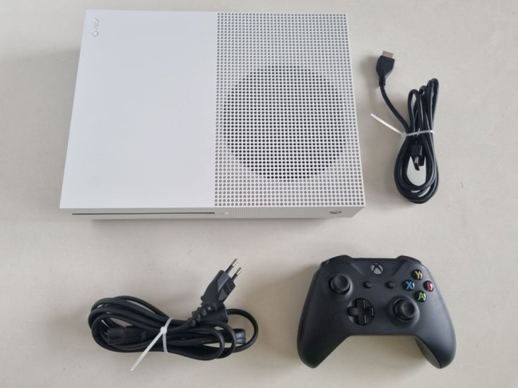 (Bild für) Xbox One S Konsole 500GB - Weiß - zum Schließen ins Bild klicken