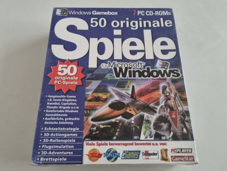 (Bild für) PC 50 originale Spiele für Microsoft Windows - zum Schließen ins Bild klicken