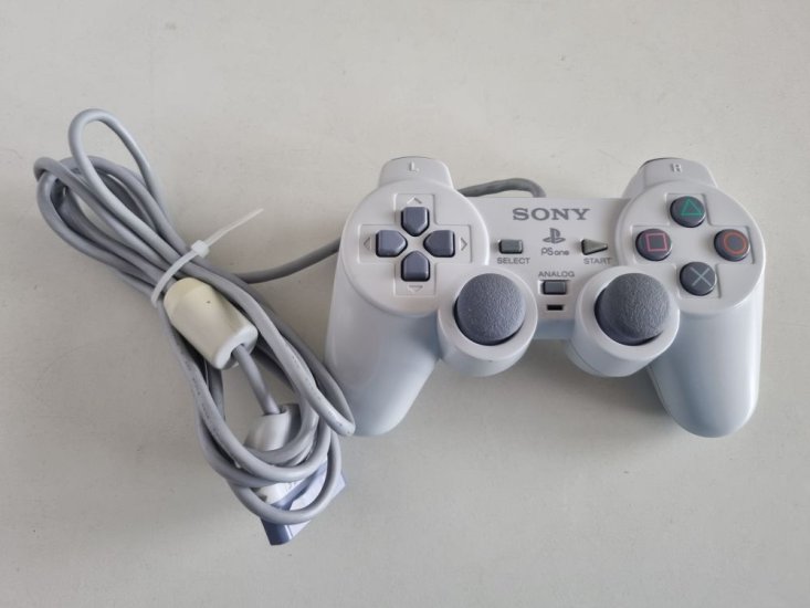 (Bild für) PS1 Analog Controller SCPH-110 - White - zum Schließen ins Bild klicken