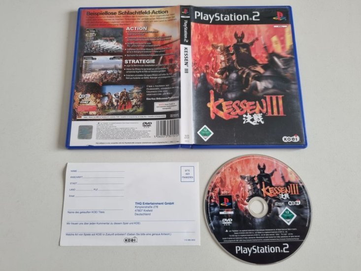 (Bild für) PS2 Kessen III - zum Schließen ins Bild klicken