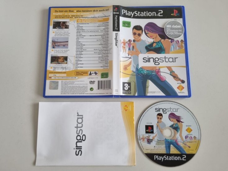 (Bild für) PS2 Singstar - zum Schließen ins Bild klicken