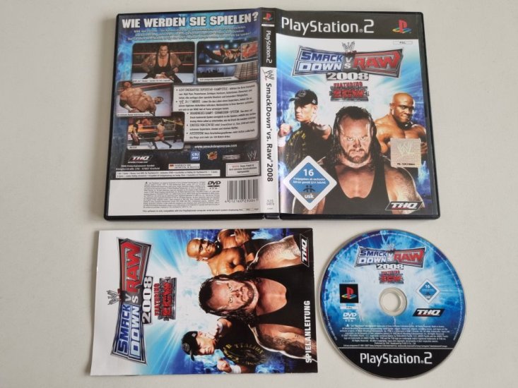 (Bild für) PS2 WWE Smackdown Vs. Raw 2008 - zum Schließen ins Bild klicken