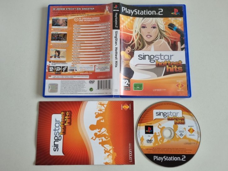 (Bild für) PS2 Singstar - Hottest Hits - zum Schließen ins Bild klicken