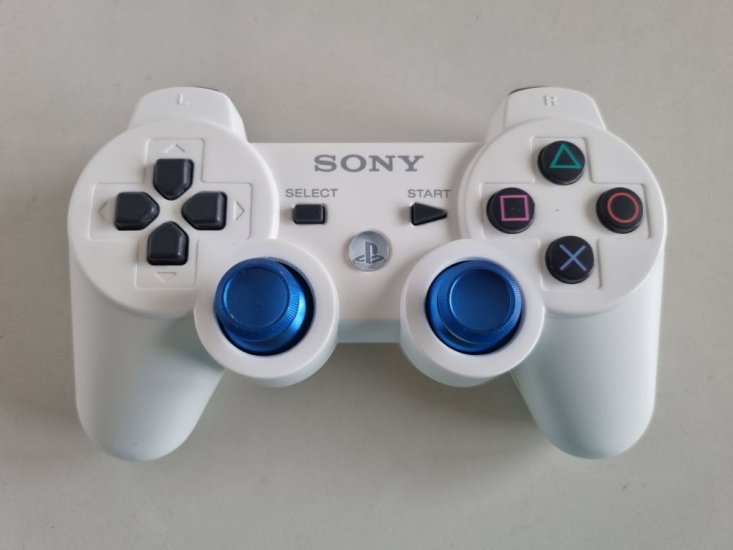 (Bild für) PS3 Wireless Controller Dualshock 3 - Weiß - zum Schließen ins Bild klicken
