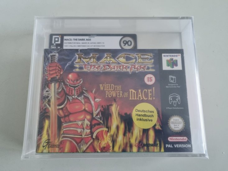(Bild für) N64 Mace - The Dark Age EUR - Pixel Grading 90 - zum Schließen ins Bild klicken