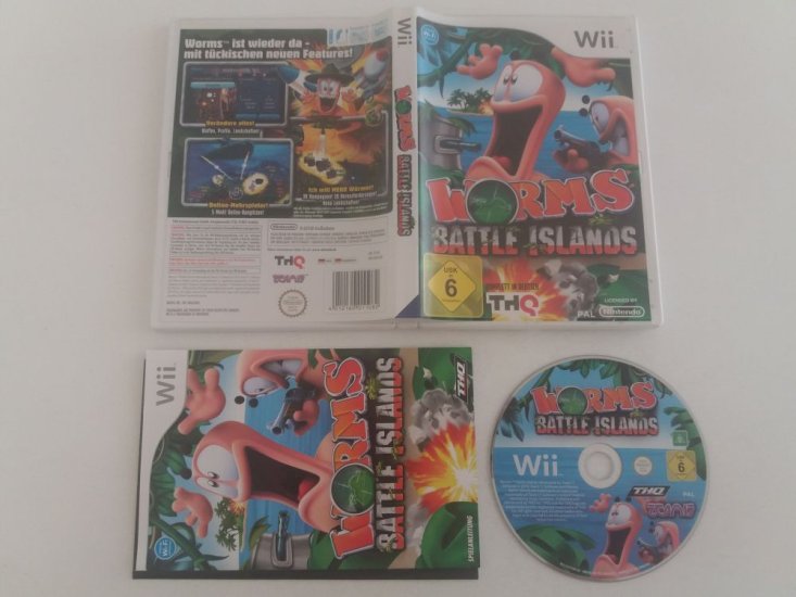 (Bild für) Wii Worms Battle Islands GER - zum Schließen ins Bild klicken