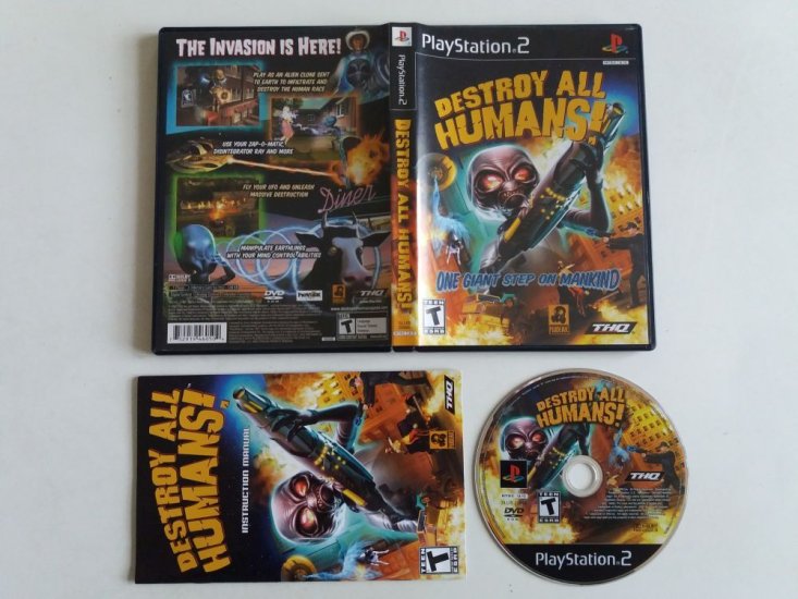 (Bild für) PS2 Destroy All Humans! - zum Schließen ins Bild klicken