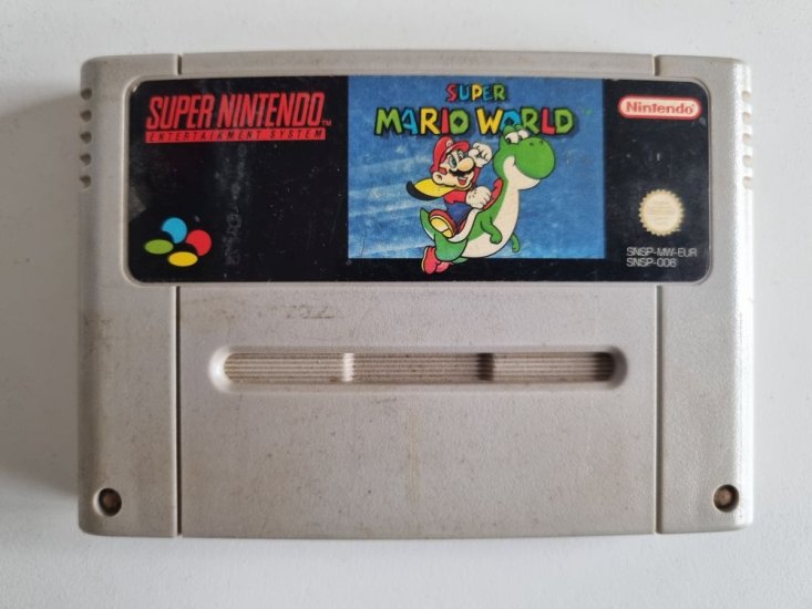 (Bild für) SNES Super Mario World EUR - zum Schließen ins Bild klicken