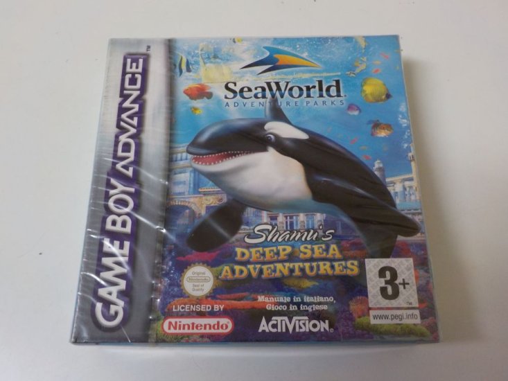 (Bild für) GBA SeaWorld Shamu's Deep Sea Adventures ITA - zum Schließen ins Bild klicken