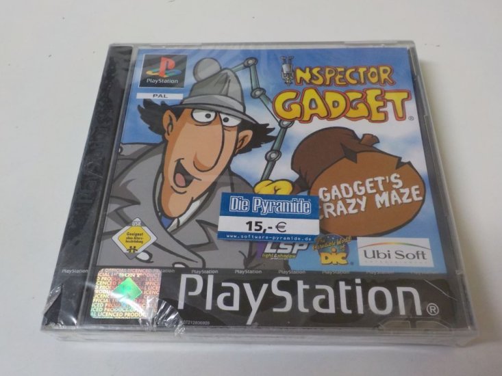 (Bild für) PS1 Inspector Gadget's Crazy Maze - zum Schließen ins Bild klicken