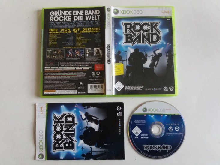 (Bild für) Xbox 360 Rockband - zum Schließen ins Bild klicken