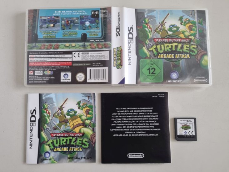 (Bild für) DS Teenage Mutant Ninja Turtles - Arcade Attack NOE - zum Schließen ins Bild klicken