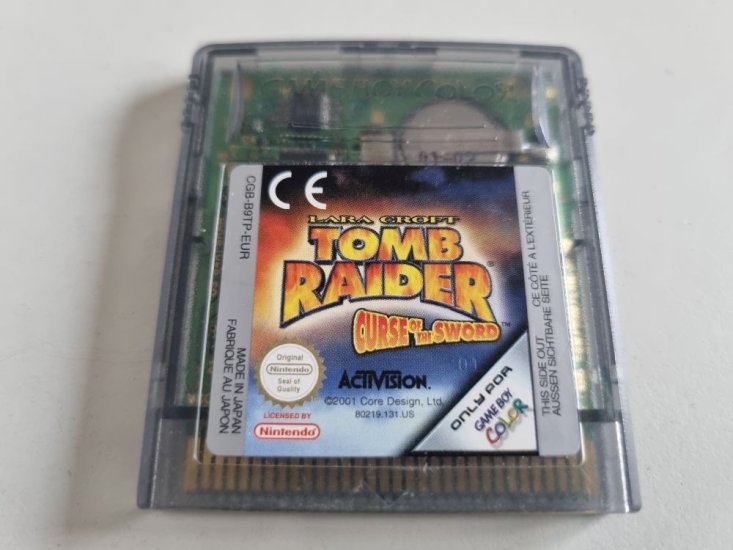 (Bild für) GBC Lara Croft - Tomb Raider - Curse of the Sword EUR - zum Schließen ins Bild klicken