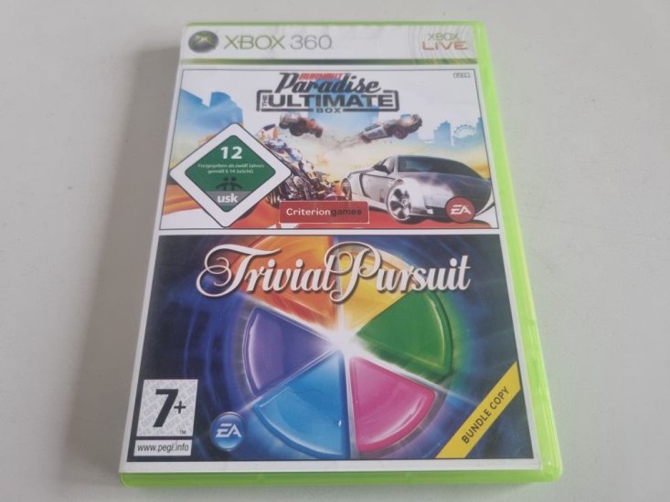 (Bild für) Xbox 360 Burnout Paradise - Ultimate Box + Trivial Pursuit - zum Schließen ins Bild klicken