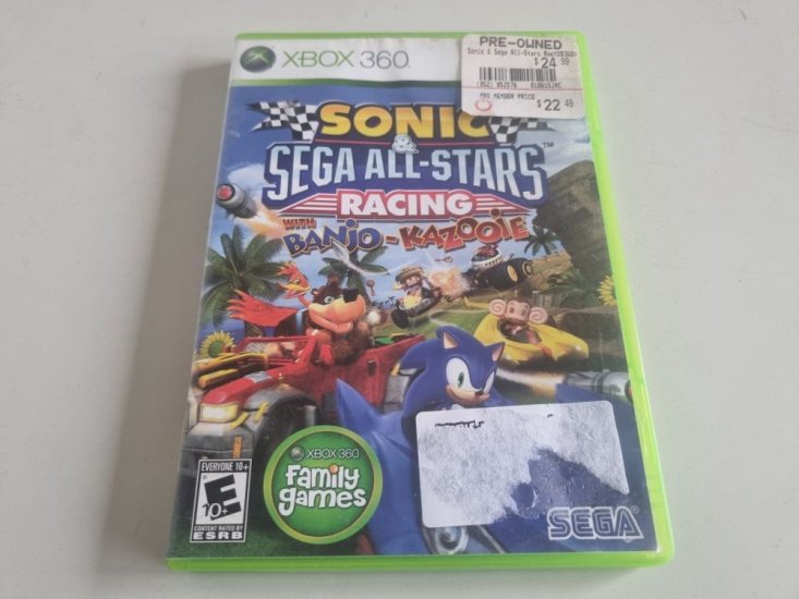 (Bild für) Xbox 360 Sonic & Sega All-Stars Racing with Banjo-Kazooie - zum Schließen ins Bild klicken