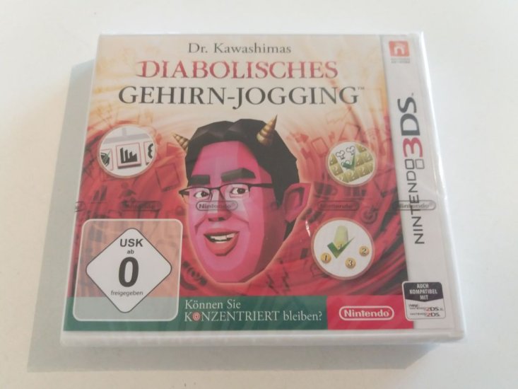 (Bild für) 3DS Dr. Kawshima's Diabolisches Gehirn-Jogging GER - zum Schließen ins Bild klicken