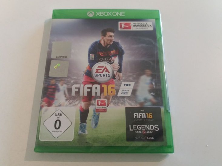 (Bild für) Xbox One Fifa 16 - zum Schließen ins Bild klicken