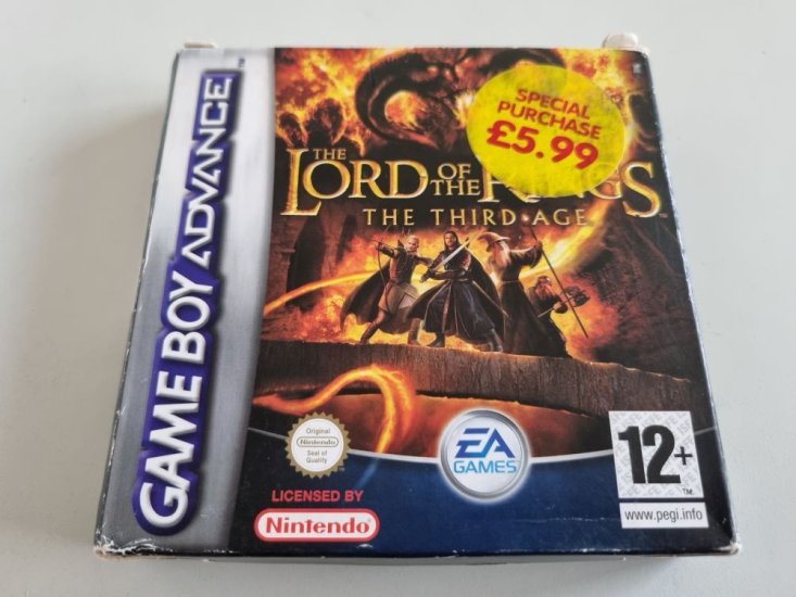 (Bild für) GBA The Lord of the Rings - The Third Age SCN - zum Schließen ins Bild klicken