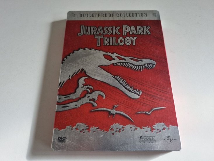 (Bild für) DVD Jurassic Park Trilogy Steelbook - zum Schließen ins Bild klicken