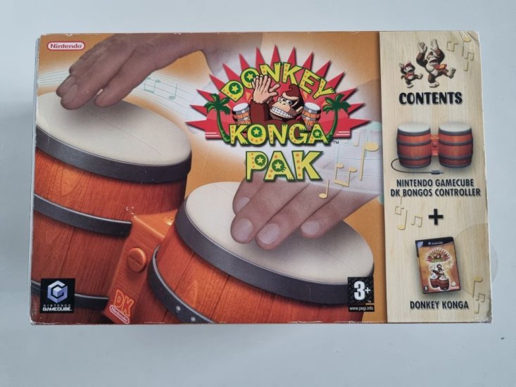 (Bild für) GC DK Bongos - Donkey Konga Pak - zum Schließen ins Bild klicken